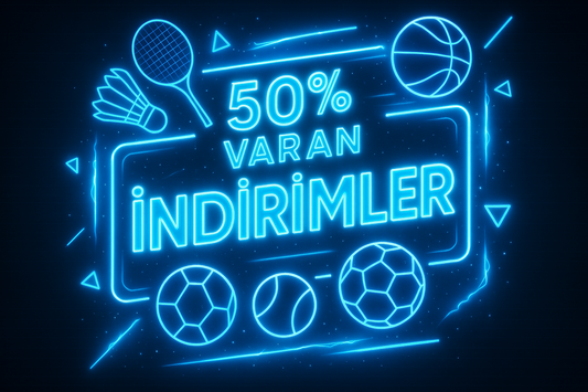 SEZON SONU %50 İNDİRİMLER MERCAN SPOR MARKETTE